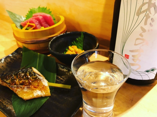 あの残響super7をはじめとした全7種類の日本酒を飲み比べ