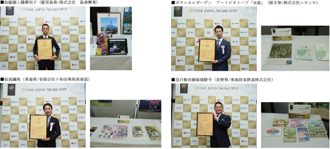 「COOL JAPAN AWARD2019」表彰式・展示会を開催